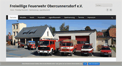Desktop Screenshot of feuerwehr-obercunnersdorf.de
