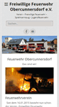 Mobile Screenshot of feuerwehr-obercunnersdorf.de