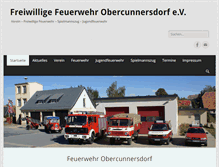 Tablet Screenshot of feuerwehr-obercunnersdorf.de